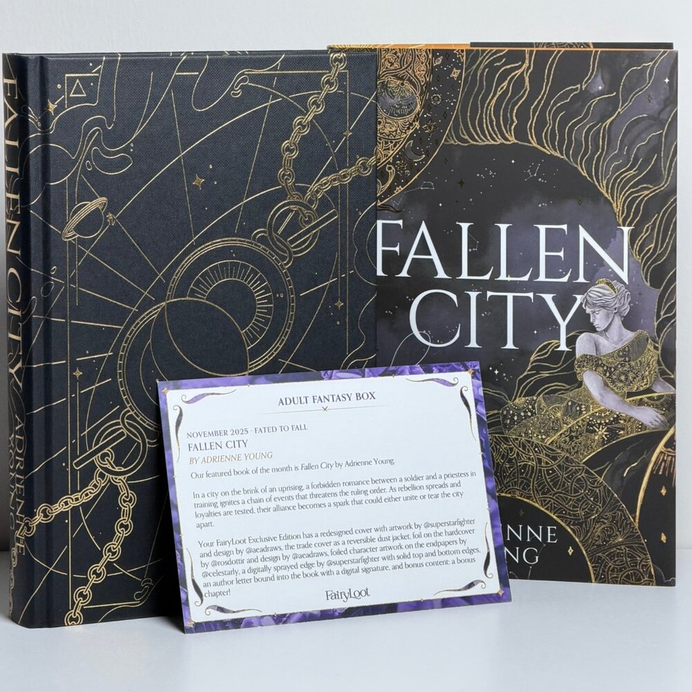 Fairyloot Fallen City by Adrienne Young